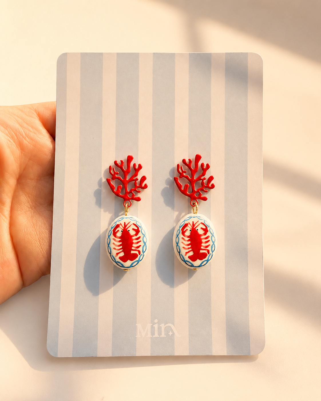Pendientes Coral