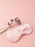 Antifaz seda rosa