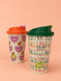 Mug con tapa verde