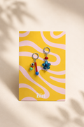Aretes racimo flor