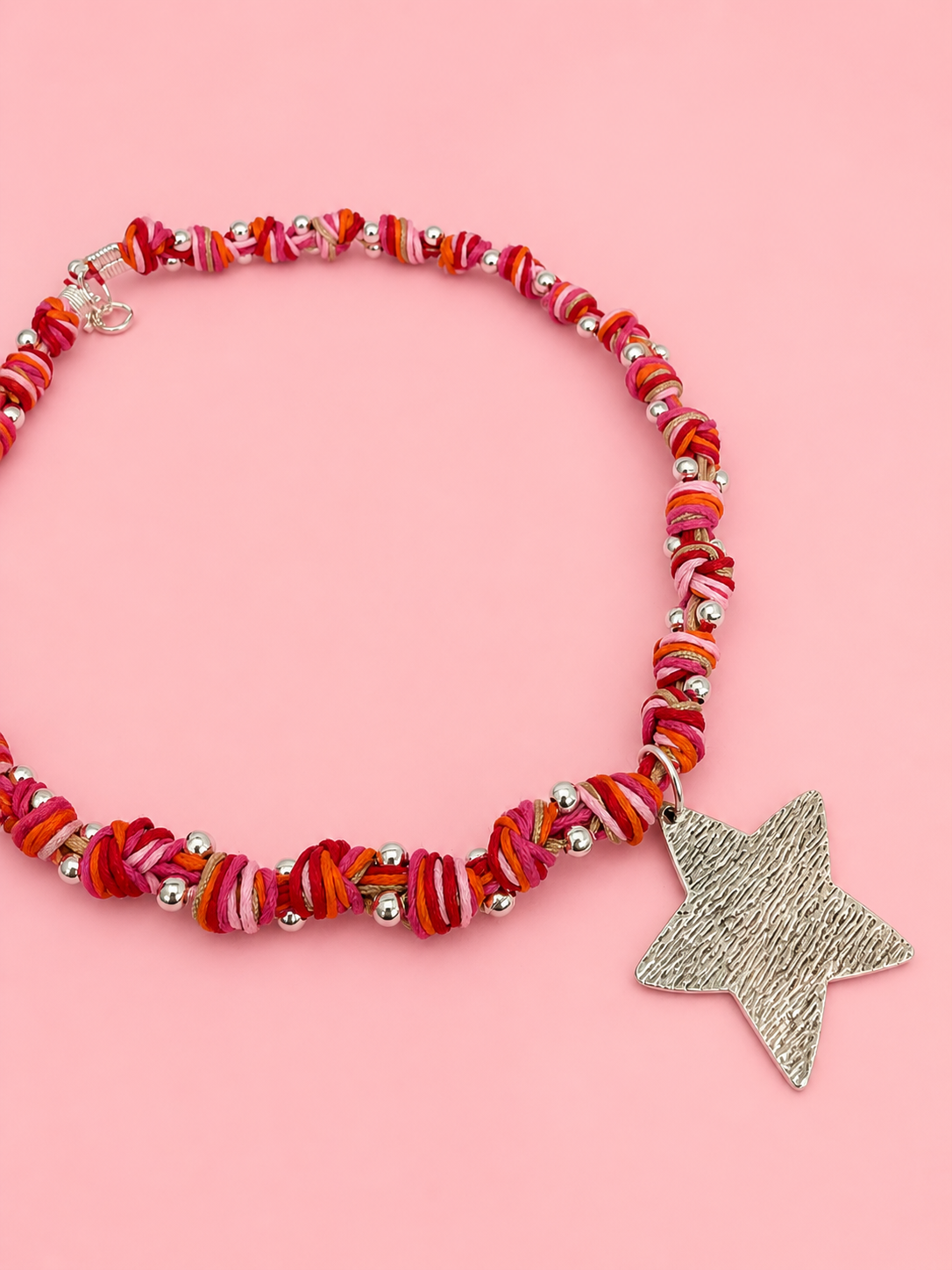 Collar Ana México Rosa estrella